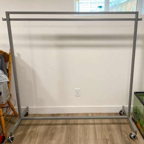 Heavy Duty Industrial Garment Rack.