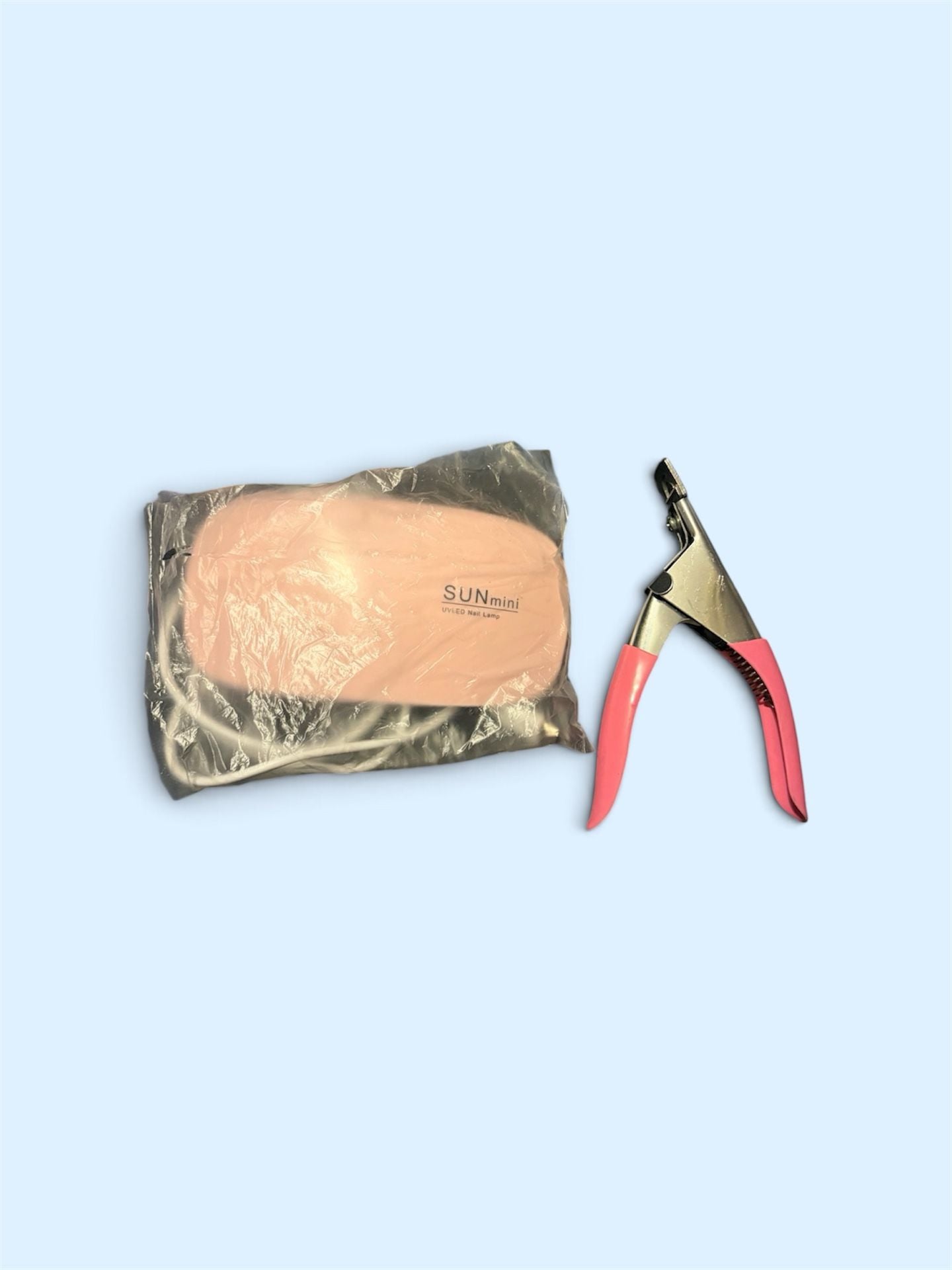 SUNmini UV LED Nail Lamp and Nail Cutter Clipper Tool Set 1