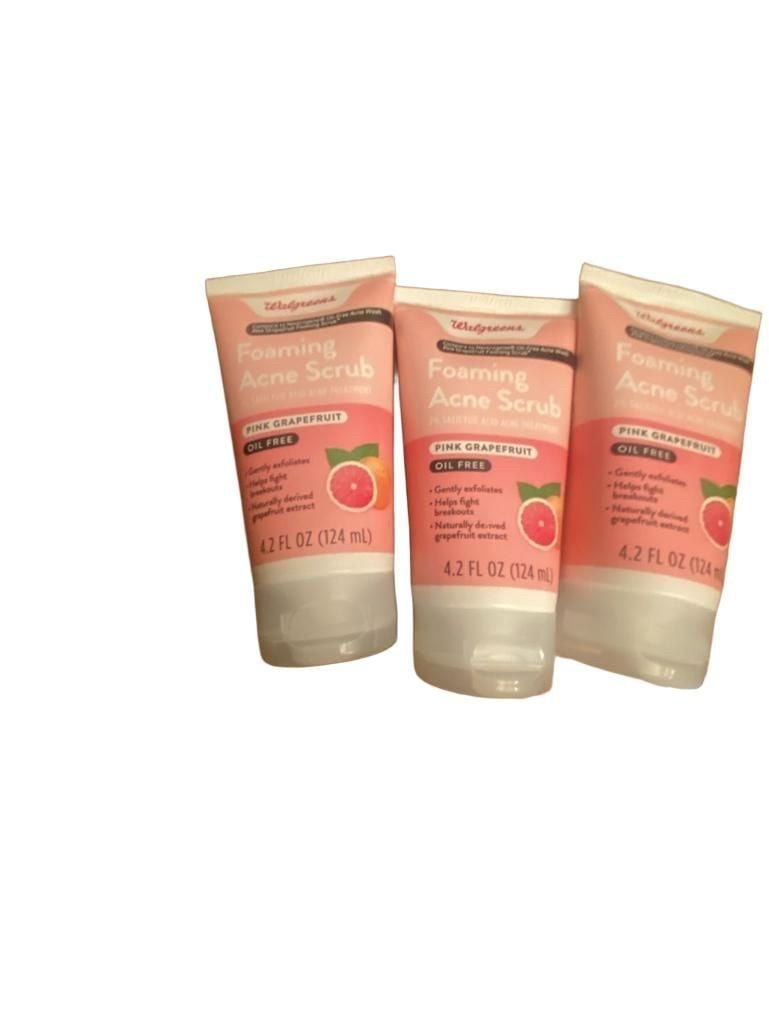 Walgreens Foaming Acne Scrub Pink Grapefruit Oil Free 4.2 fl oz 2