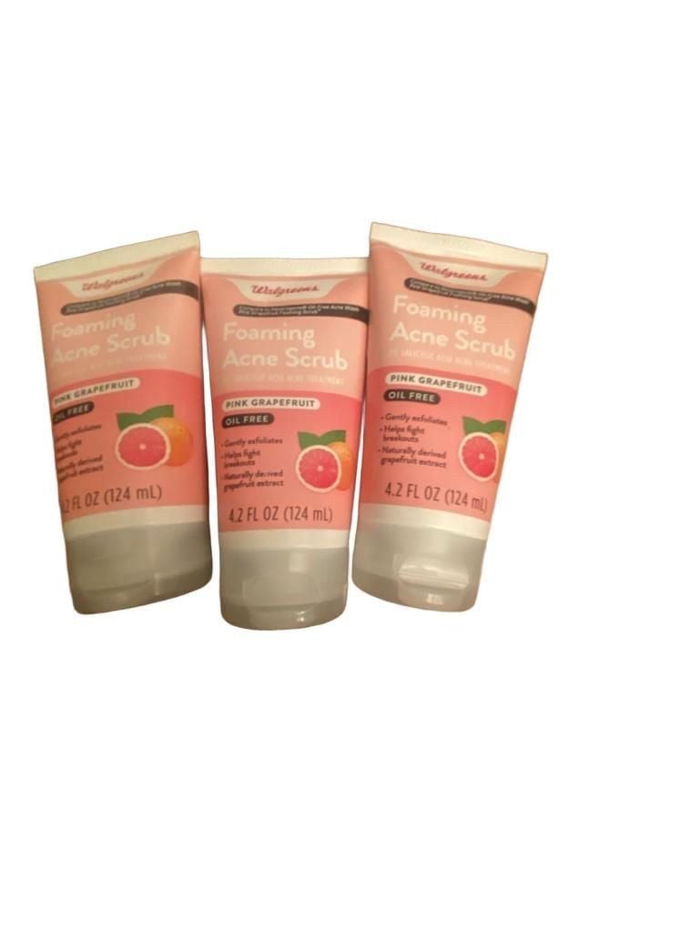 Walgreens Foaming Acne Scrub Pink Grapefruit Oil Free 4.2 fl oz 3