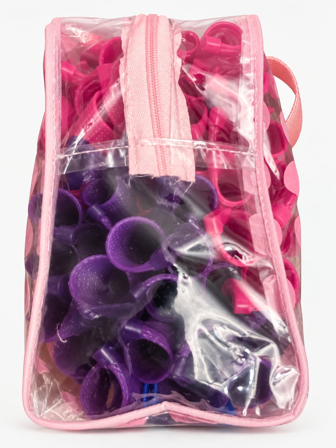 CEKEME No Heat Spiral Hair Curlers Kit with Styling Hooks in Polka Dot Travel Bag 2
