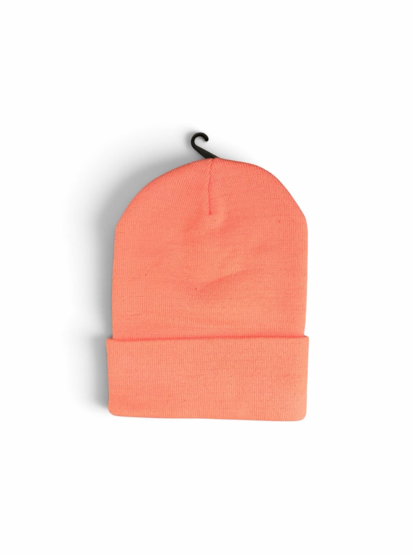 Pink Cuffed Knit Winter Beanie Hat 2