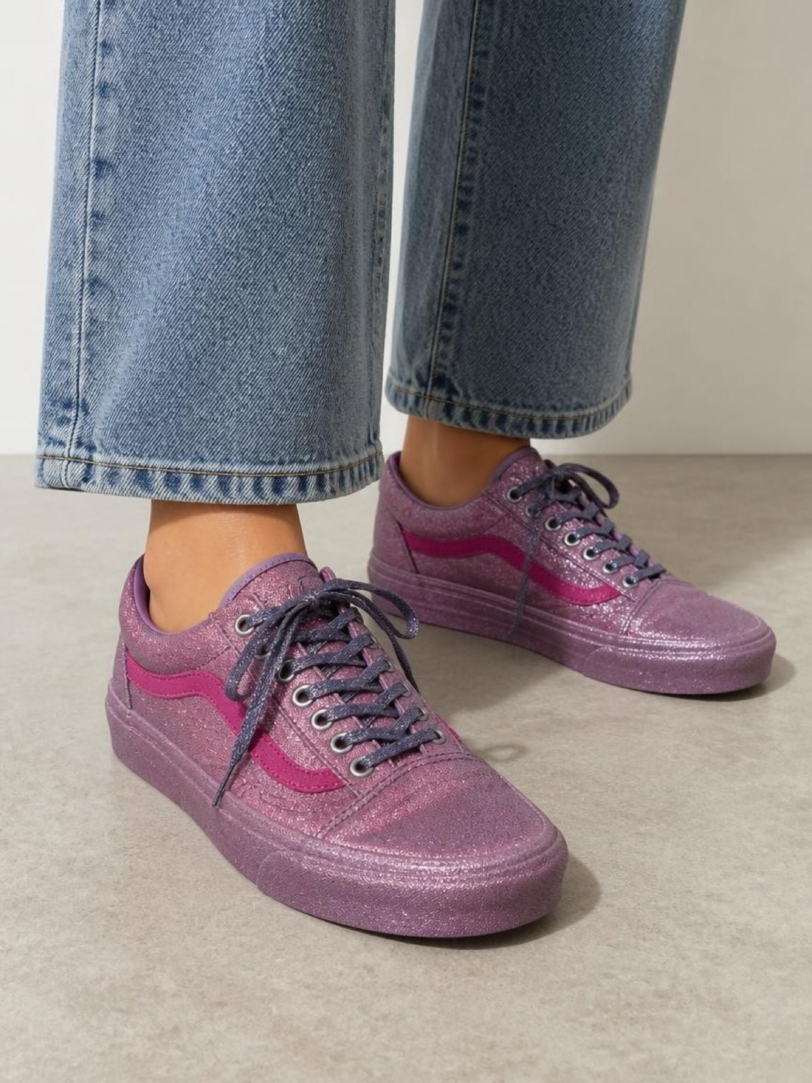 Vans Opening Ceremony x Old Skool LX Glitter Pack Purple 3