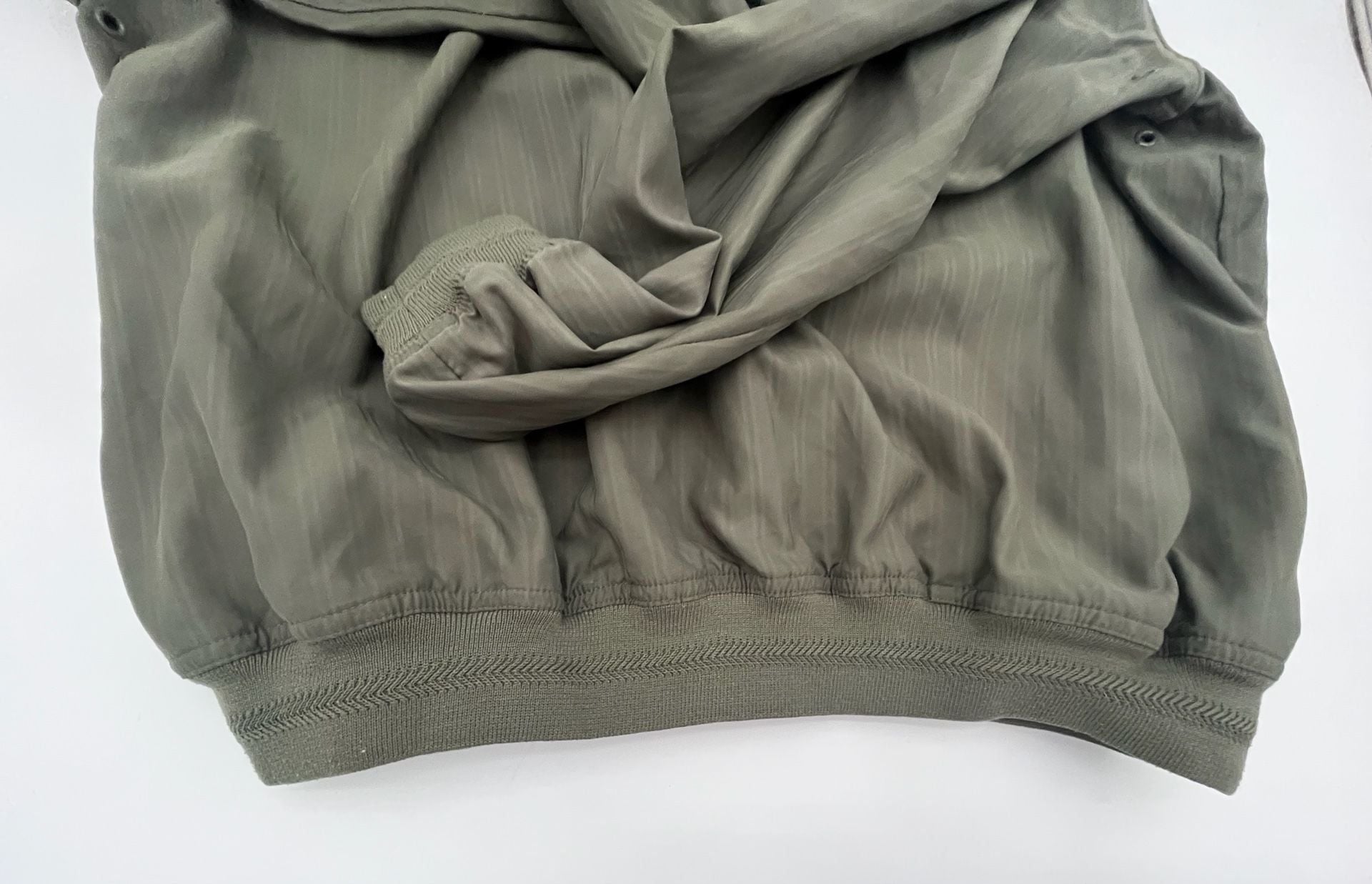 Greg Norman Olive Green V-Neck Windbreaker Golf Pullover Jacket Mens Medium 5