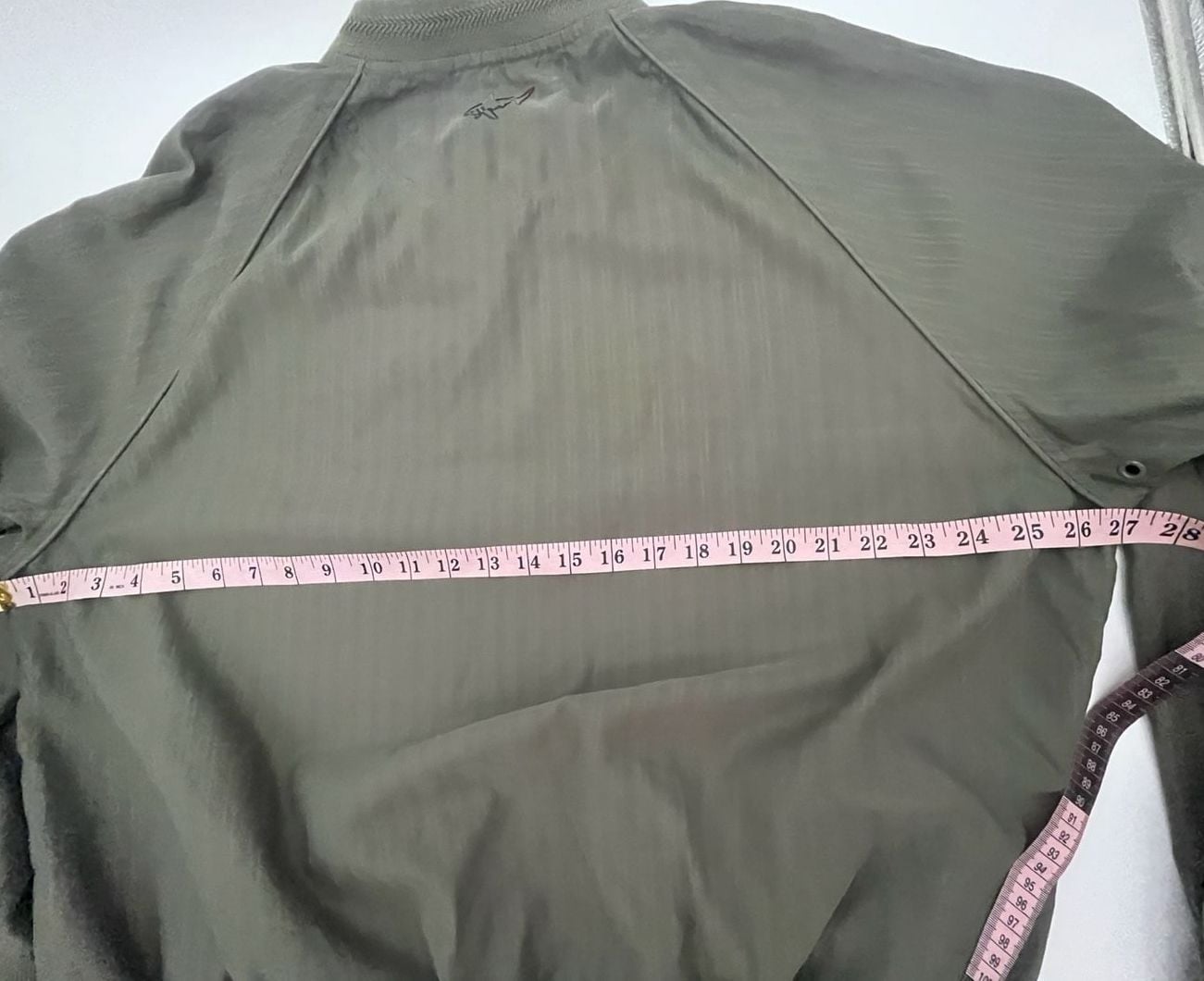 Greg Norman Olive Green V-Neck Windbreaker Golf Pullover Jacket Mens Medium 9