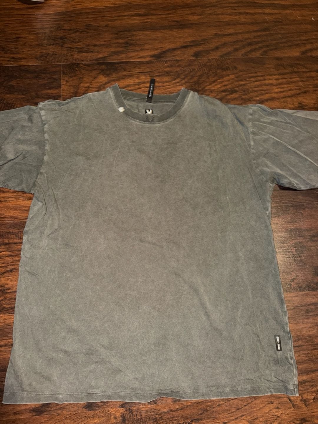 ASRV Acid Wash Green Short Sleeve T-Shirt with Logo and DSG-1102 Tag Size M 4