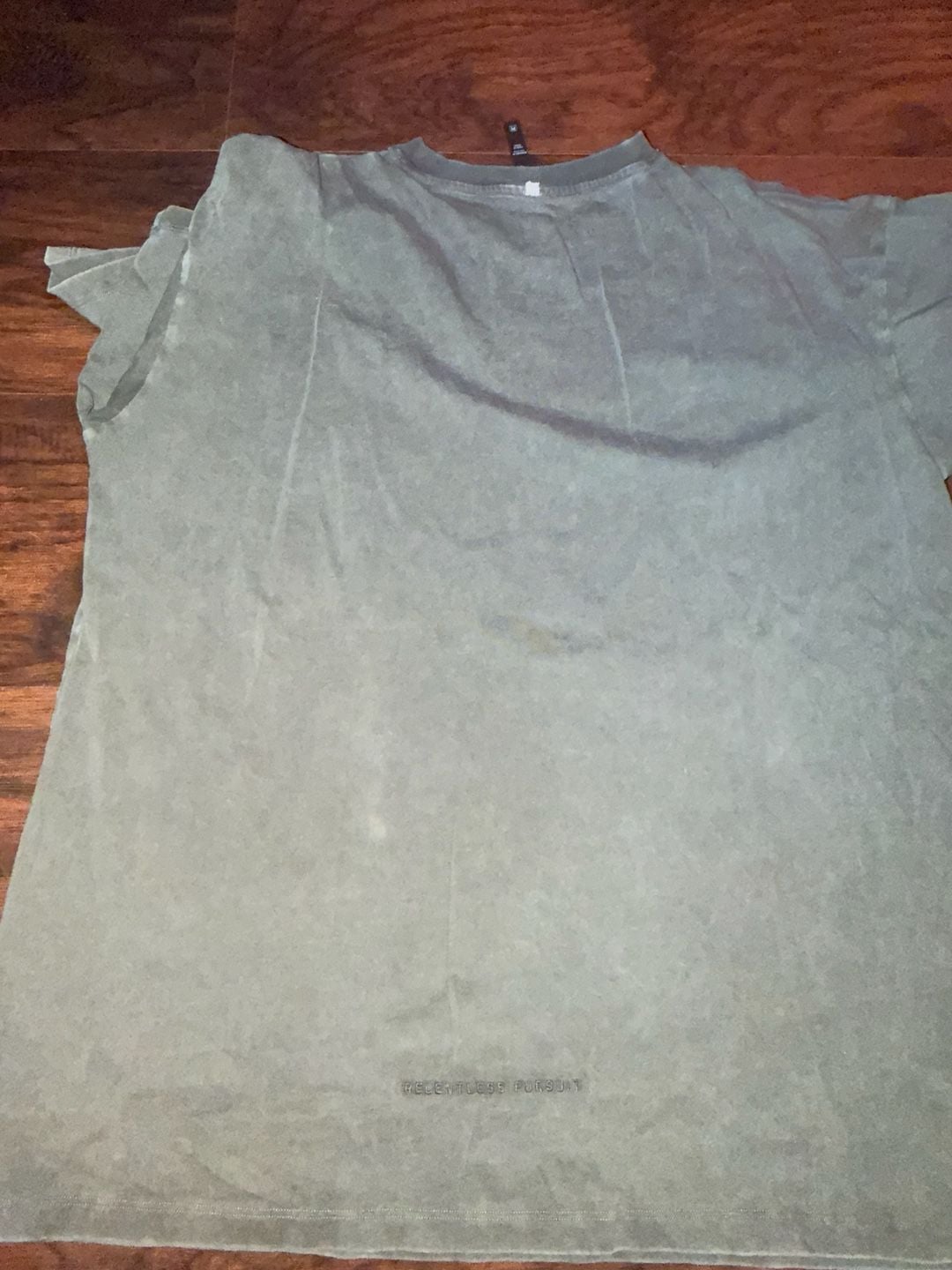ASRV Acid Wash Green Short Sleeve T-Shirt with Logo and DSG-1102 Tag Size M 8