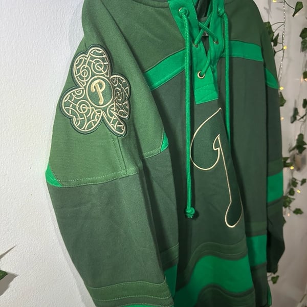 '47 Brand Philadelphia Phillies St. Patrick's Day McLucky Superior Lace-Up Hoodie
