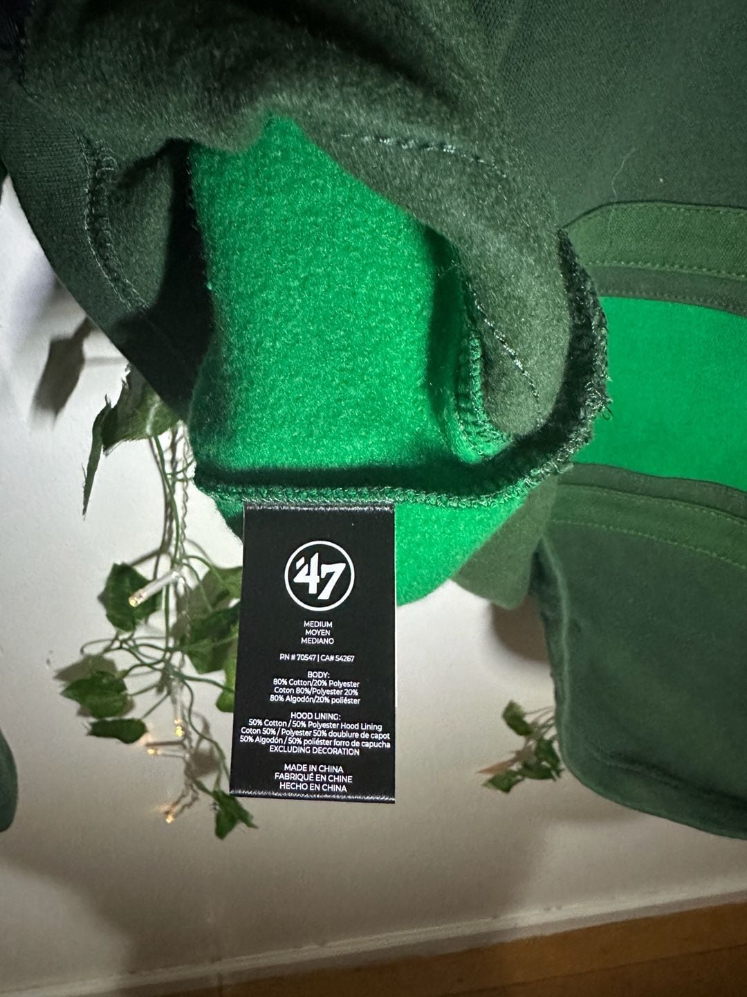 '47 Brand Philadelphia Phillies St. Patrick's Day McLucky Superior Lace-Up Hoodie 6