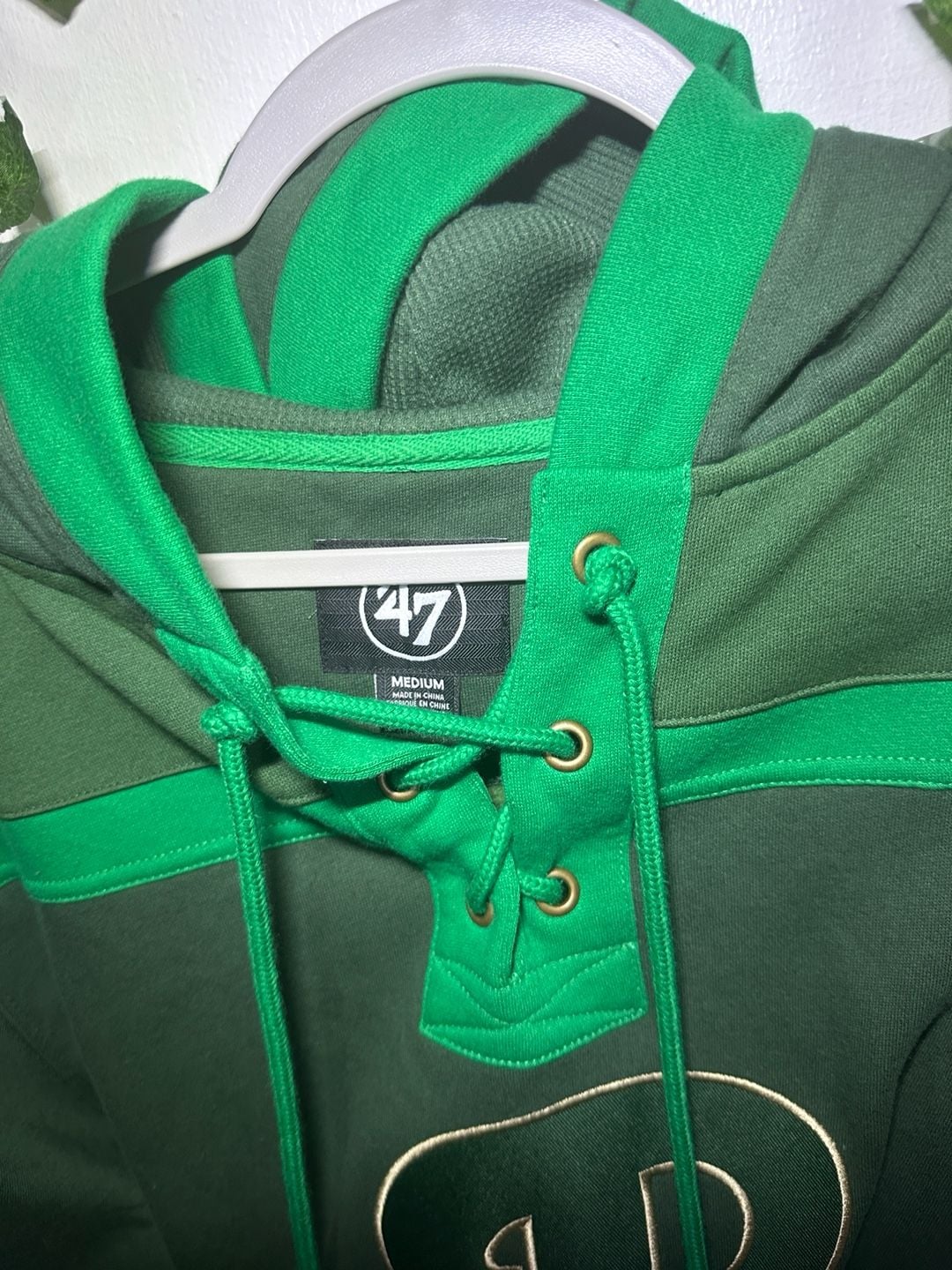 '47 Brand Philadelphia Phillies St. Patrick's Day McLucky Superior Lace-Up Hoodie 7