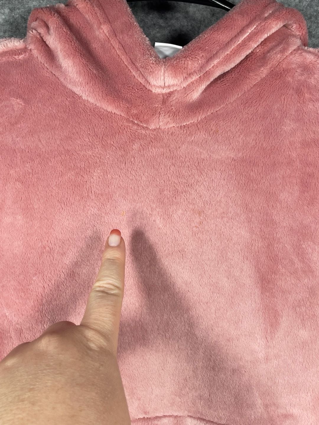 Athleta Girl Pink Plush Fleece Hoodie With Thumbholes Size M 8-10 4