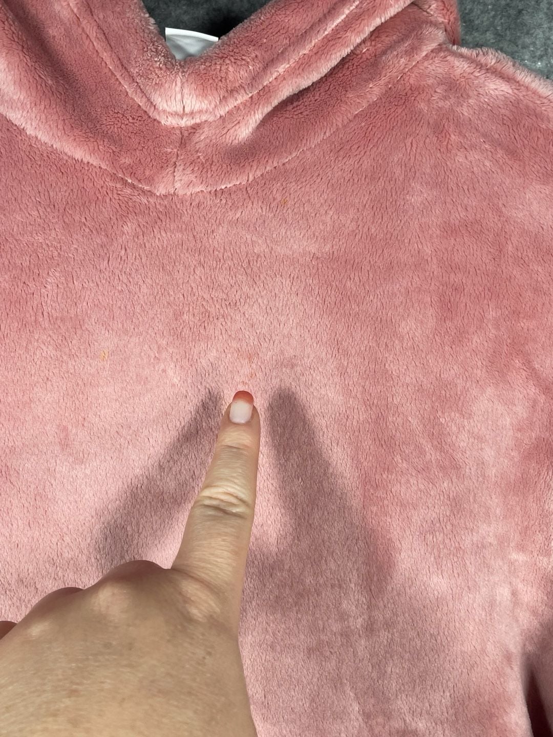 Athleta Girl Pink Plush Fleece Hoodie With Thumbholes Size M 8-10 5