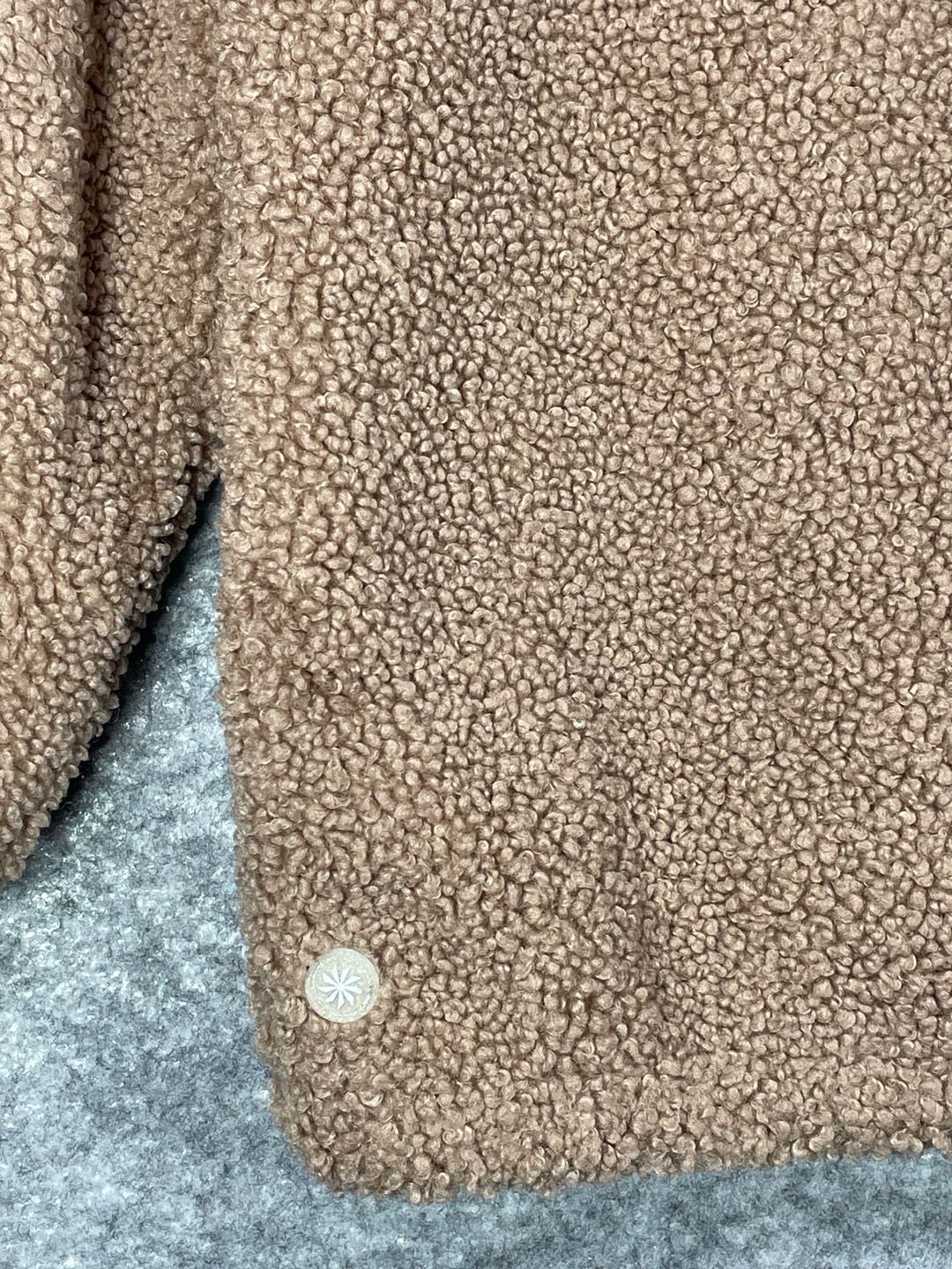 Athleta Girl Teddy Fleece Full Zip  Cozy Sherpa Jacket Size S/7 8