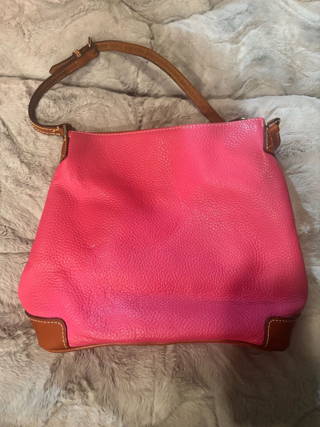 Dooney & Bourke Pebble Grain Leather Crossbody Bag in Pink 4