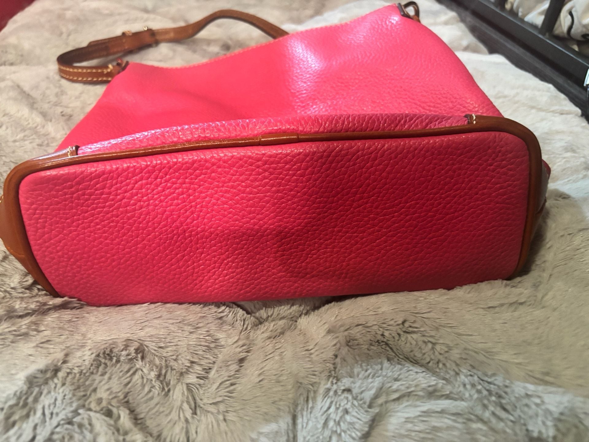 Dooney & Bourke Pebble Grain Leather Crossbody Bag in Pink 5
