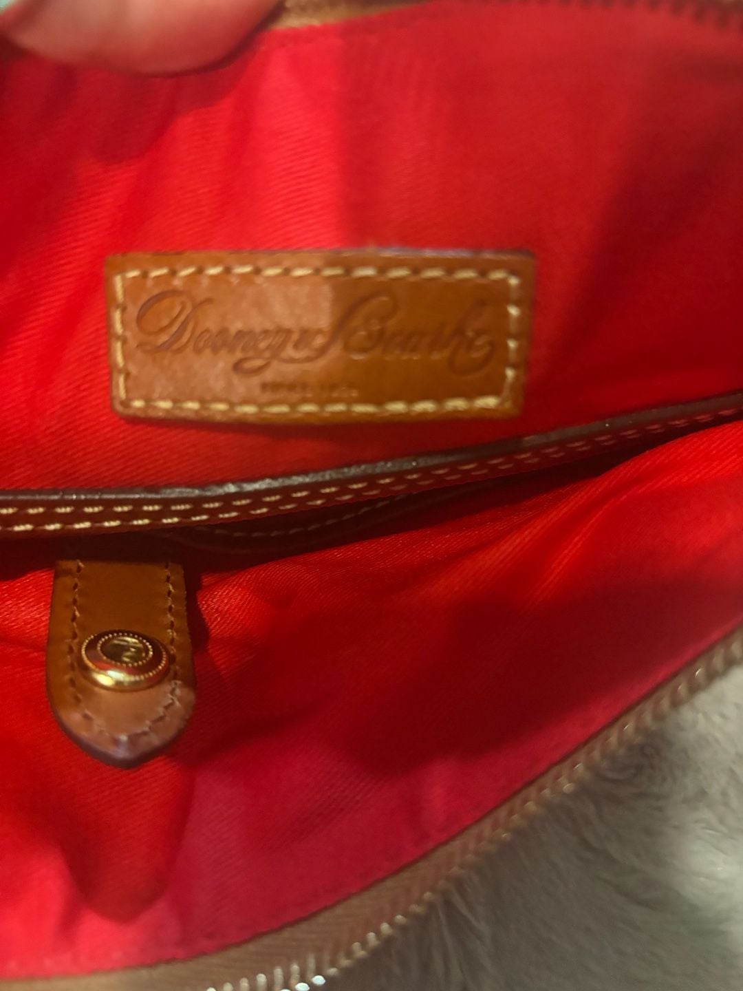 Dooney & Bourke Pebble Grain Leather Crossbody Bag in Pink 6
