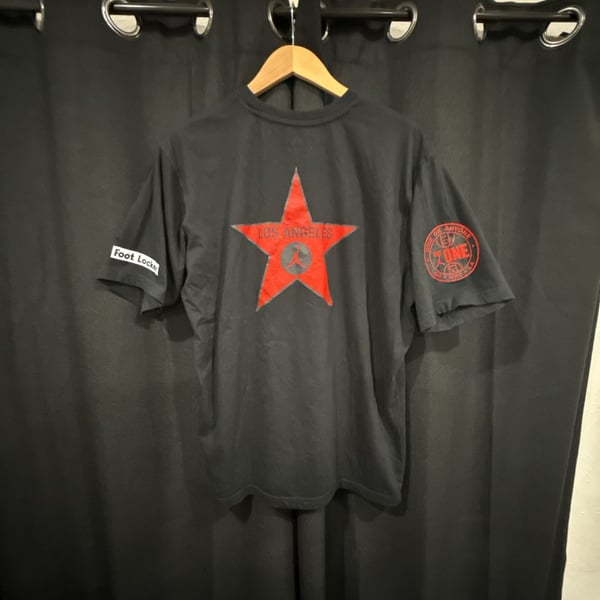 LCKR LCKR Los Angeles Red Star Black T-Shirt