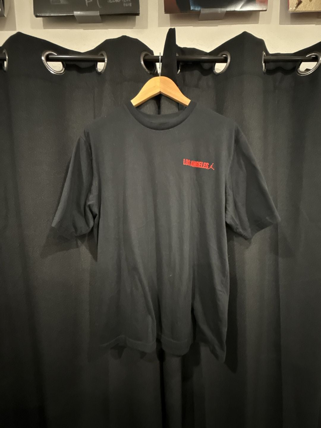 LCKR LCKR Los Angeles Red Star Black T-Shirt 3