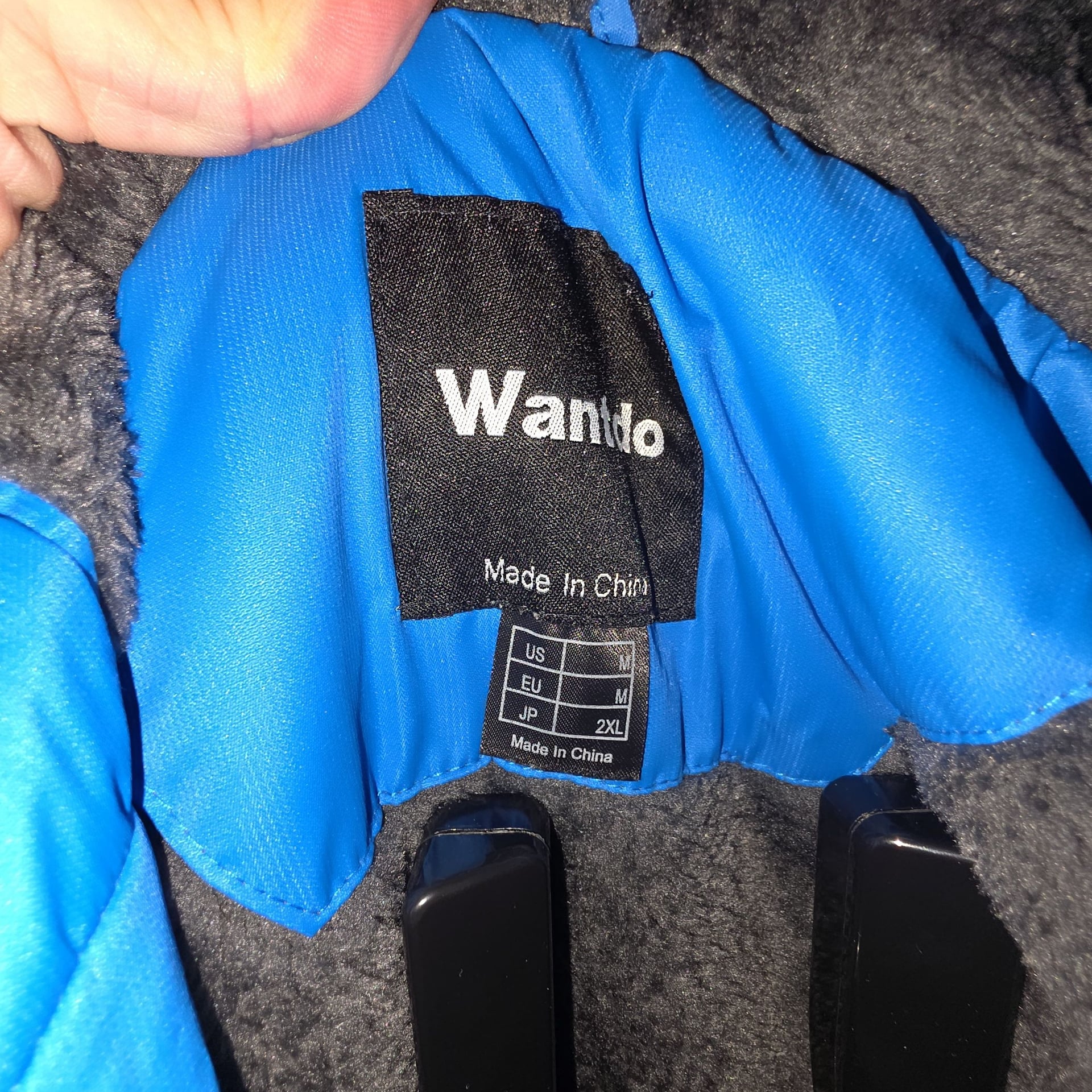 Wantdo Men's Blue And Navy Two-Tone Hooded Windbreaker Jacket Size M 3