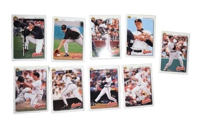 Baltimore Orioles Baseball Card Lot Upper Deck 1