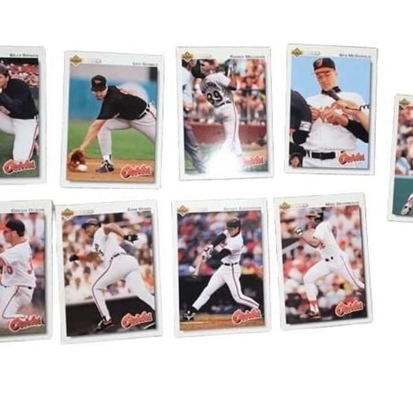 Baltimore Orioles Baseball Card Lot Upper Deck