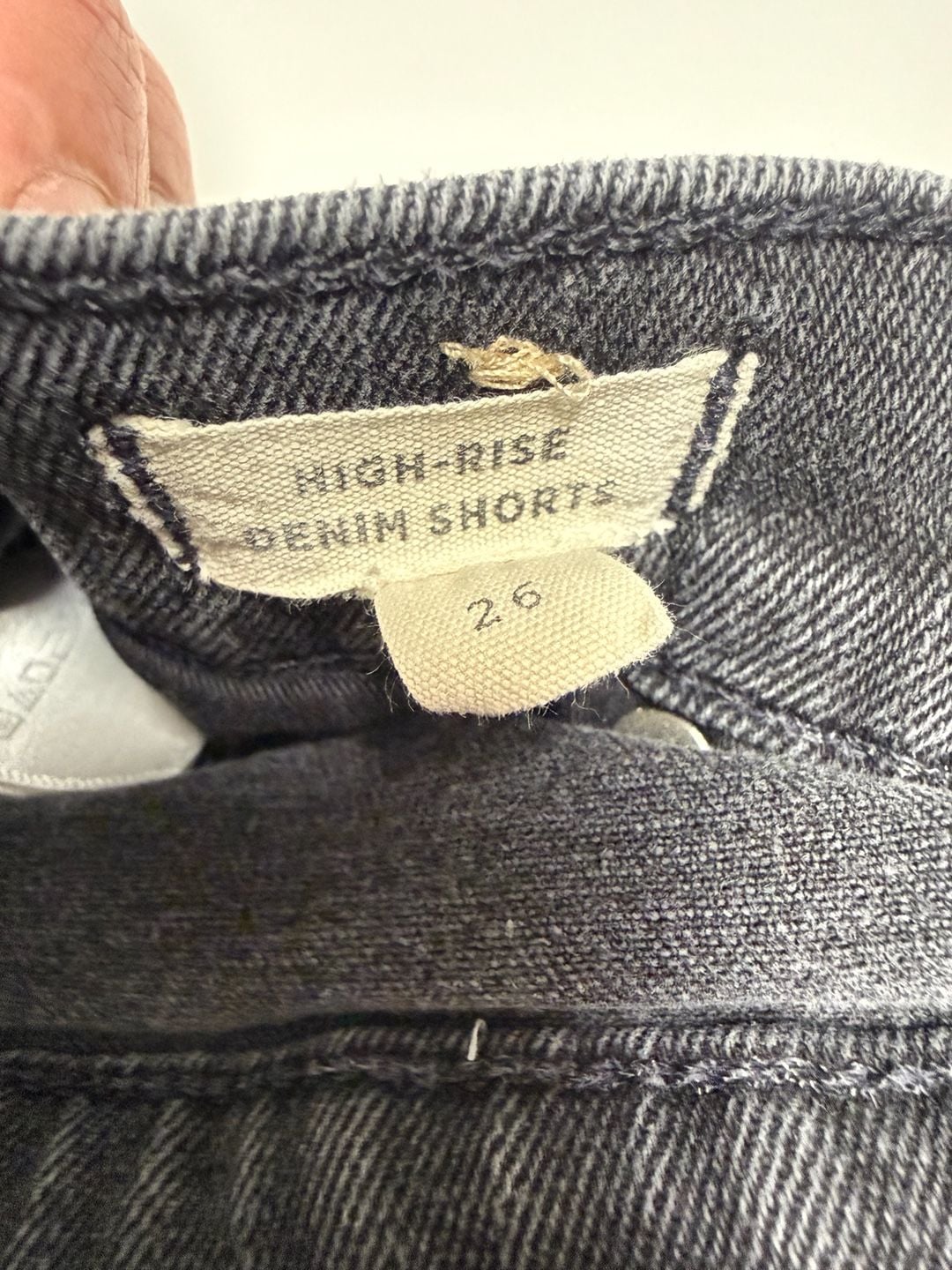 Madewell High-Rise Denim Shorts Black Size 26 5