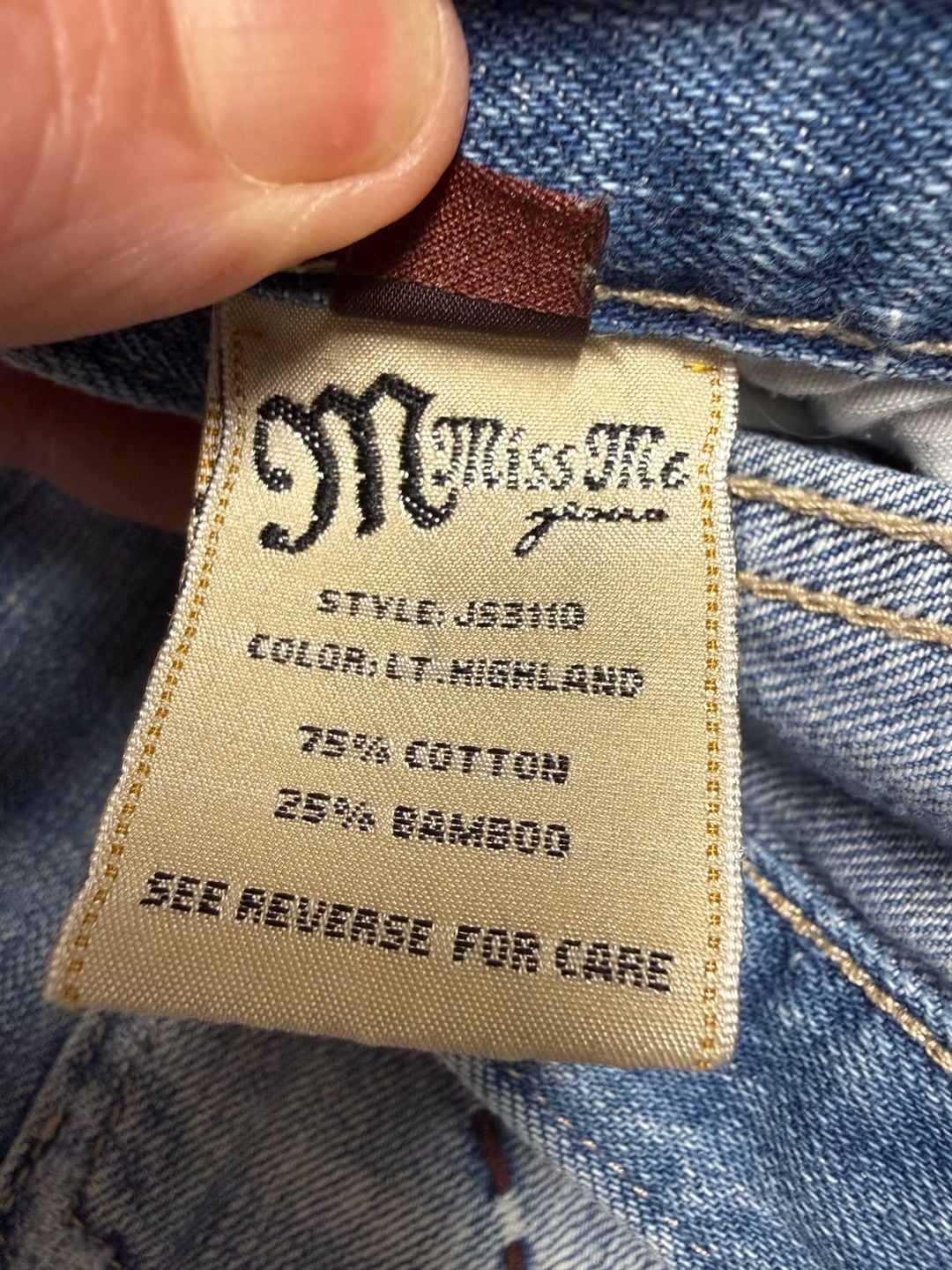 Miss Me Jeans Y2K Embroidered Denim Mini Skirt 8