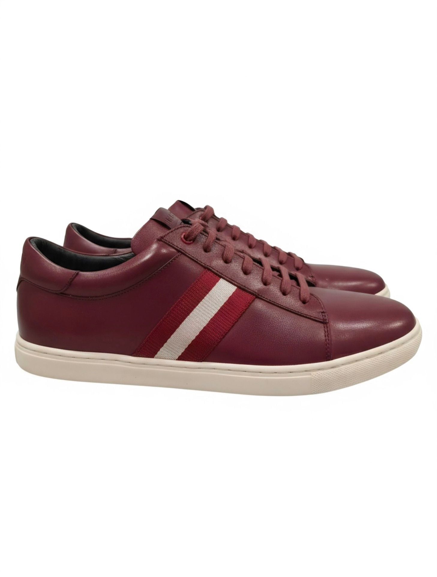 Nupemall All Nupe Everything Burgundy Leather Sneakers Shoes (Very Rare)  8