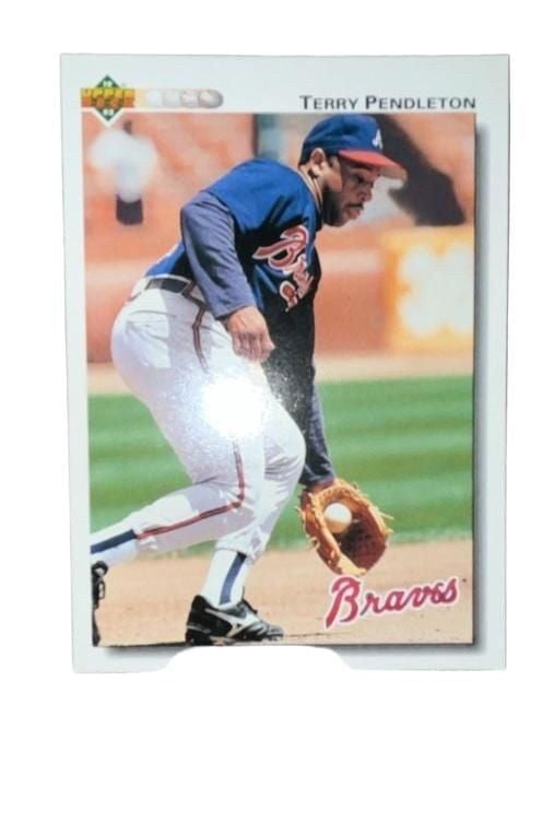 1991 Upper Deck Terry Pendleton #229 Atlanta Braves Baseball Card 1
