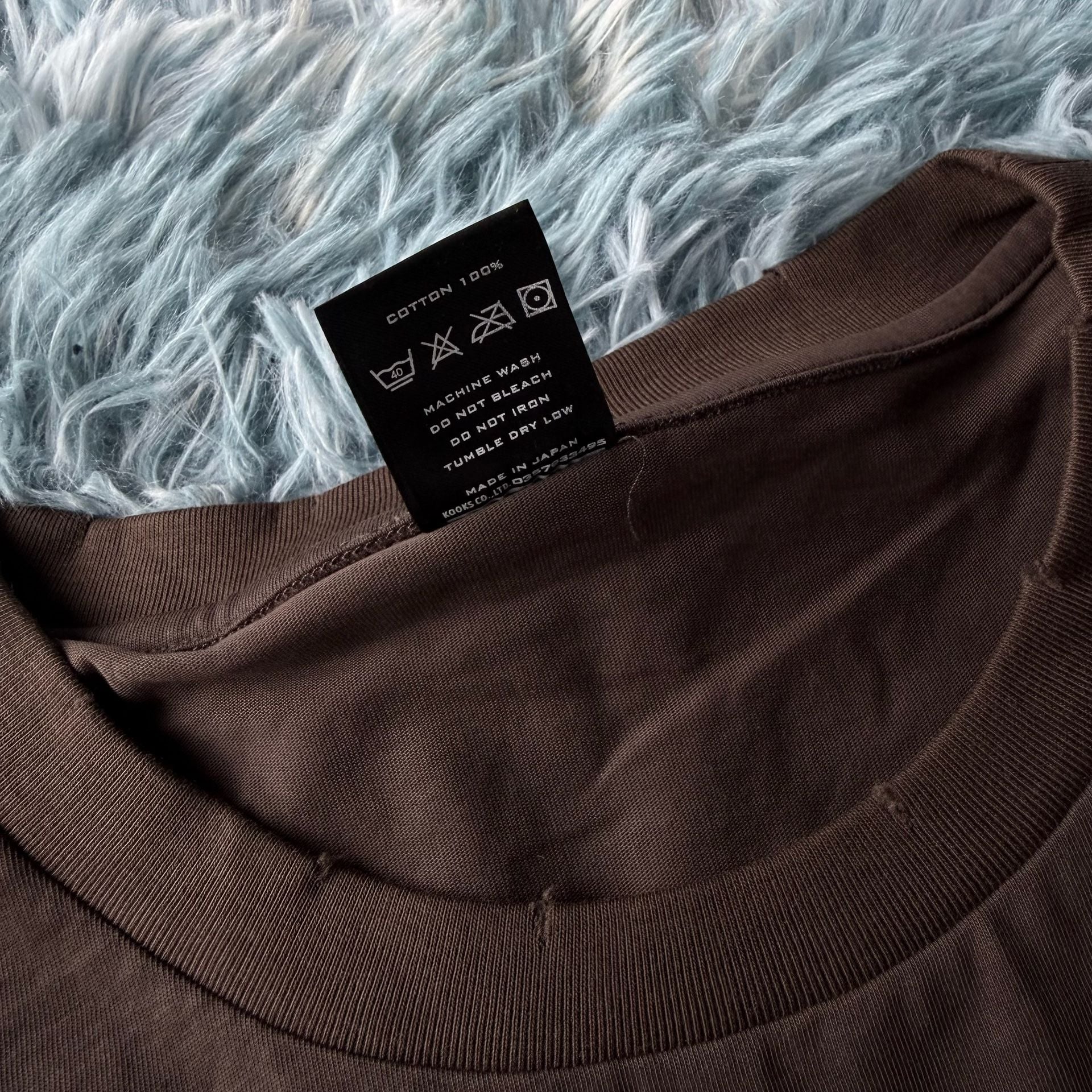Number (N)ine SS05 Nightcrawler Logo Distressed Tee Brown 5