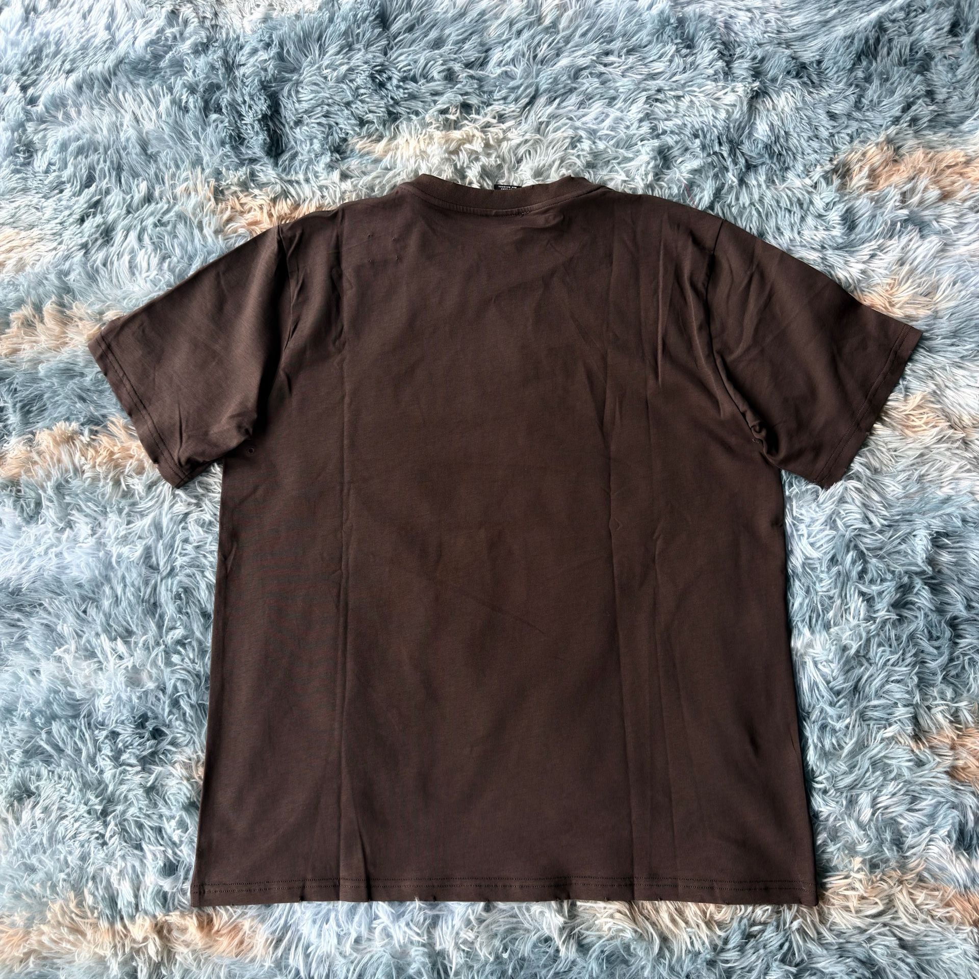 Number (N)ine SS05 Nightcrawler Logo Distressed Tee Brown 6