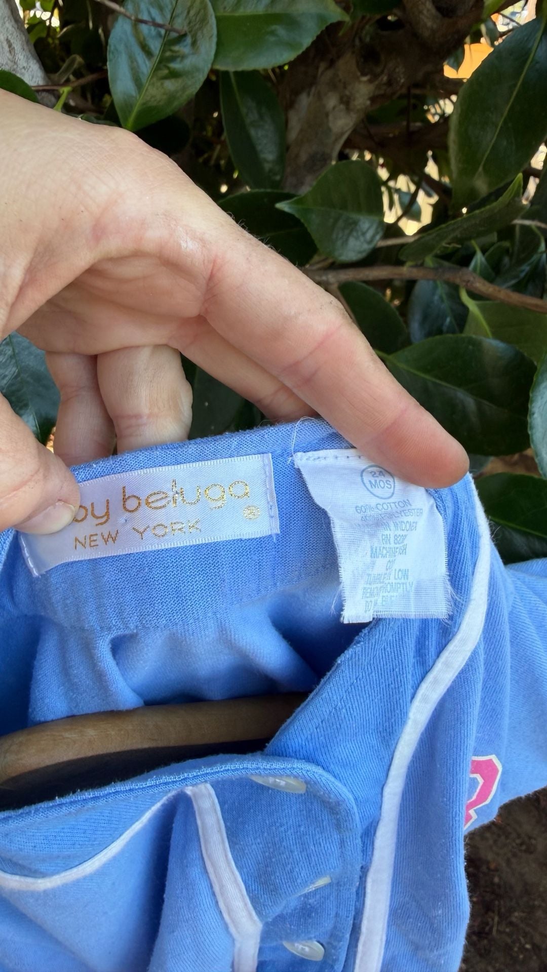 Vintage Baby Beluga New York Blue Baseball Dress 3