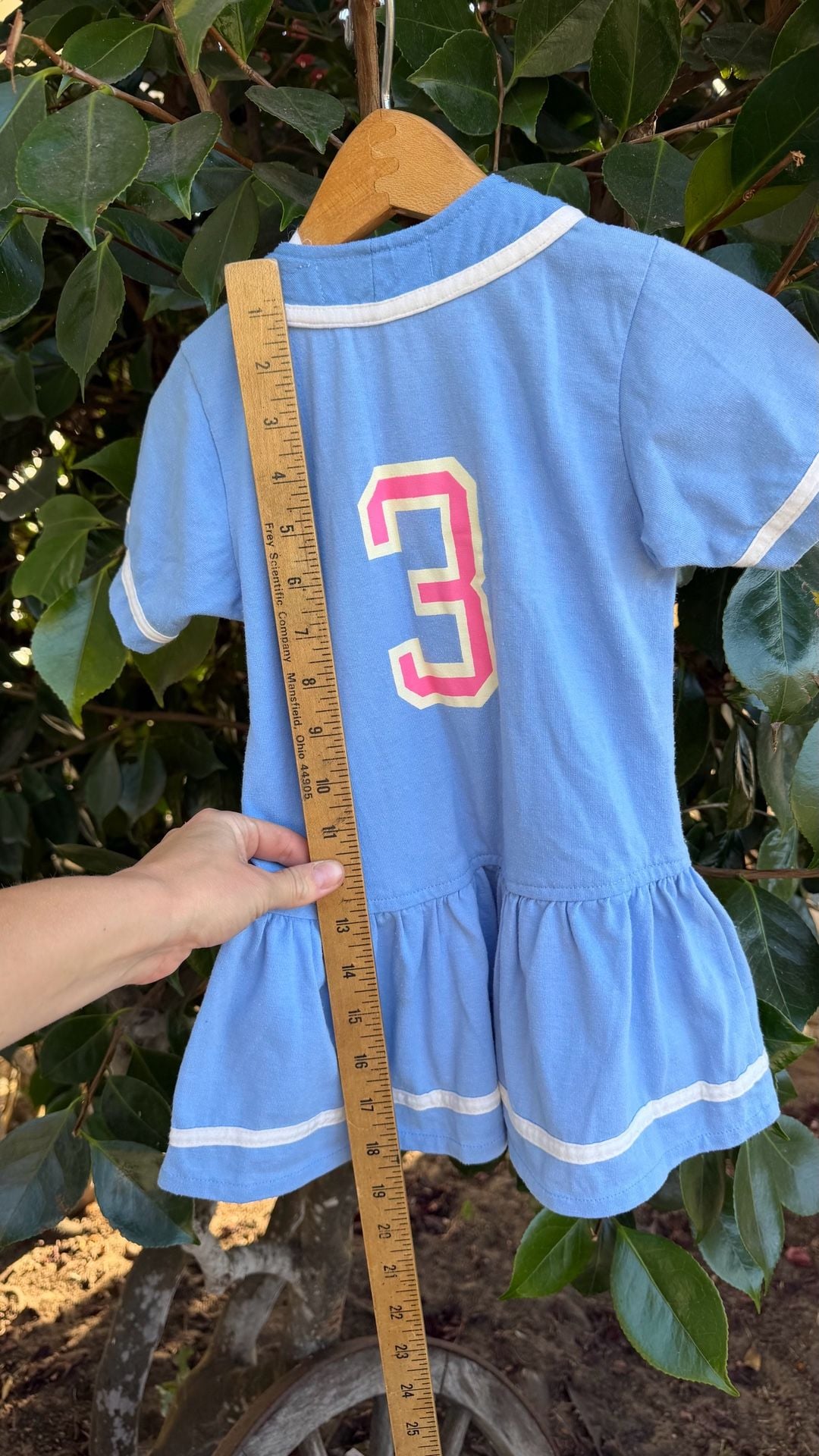 Vintage Baby Beluga New York Blue Baseball Dress 5