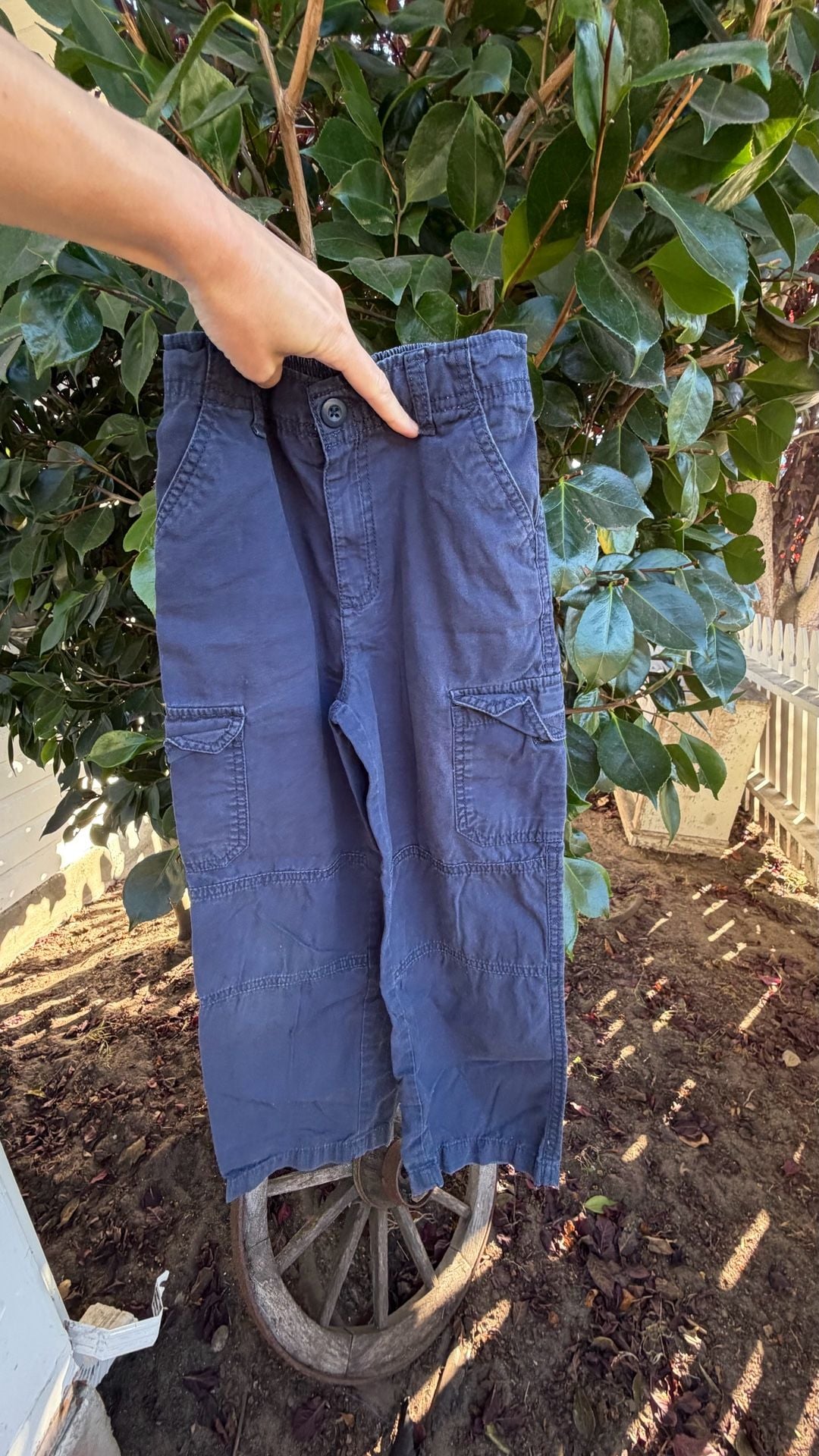 Y2K Sonoma Life + Style Kids Navy Blue Cargo Pants 2