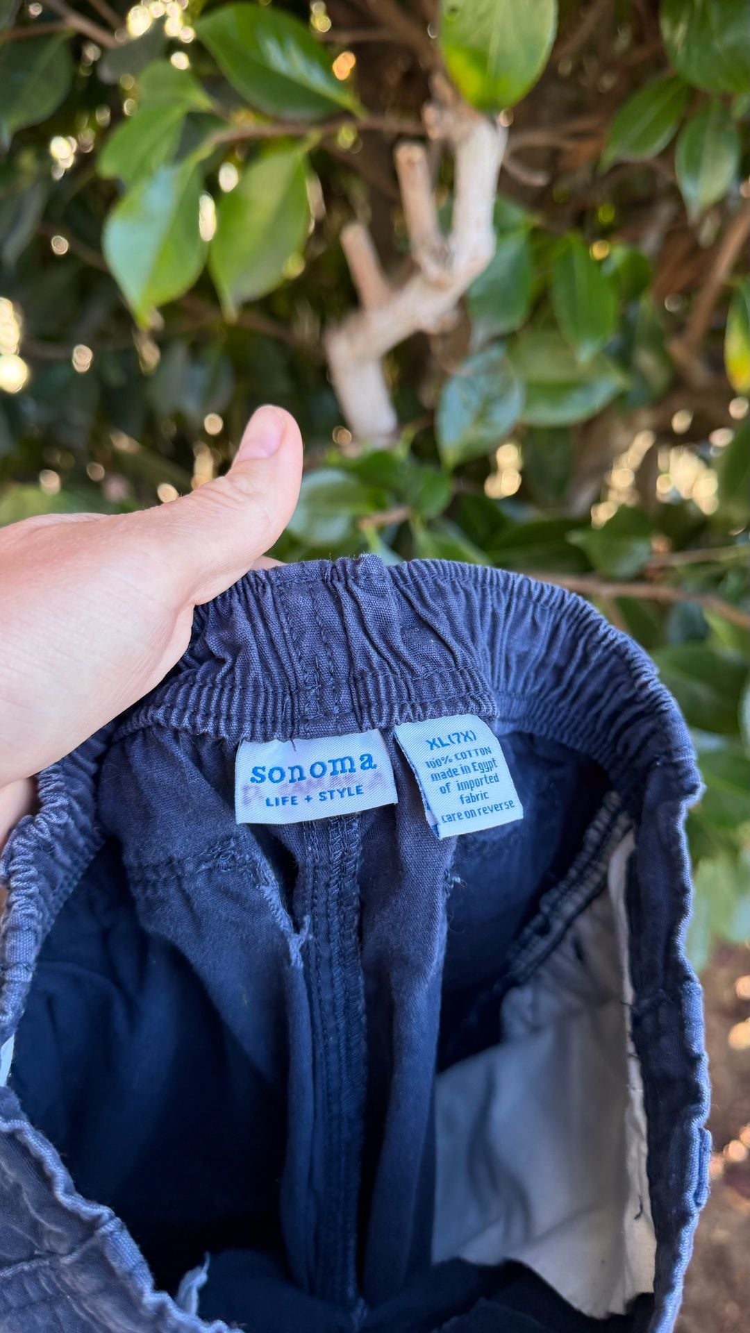 Y2K Sonoma Life + Style Kids Navy Blue Cargo Pants 3
