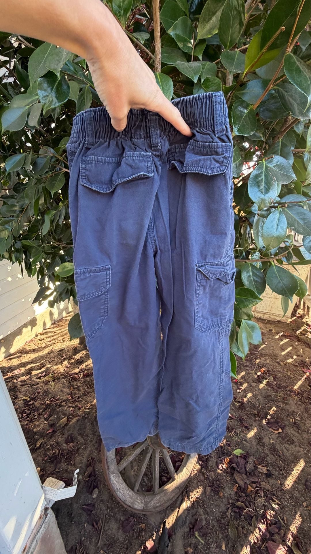 Y2K Sonoma Life + Style Kids Navy Blue Cargo Pants 4