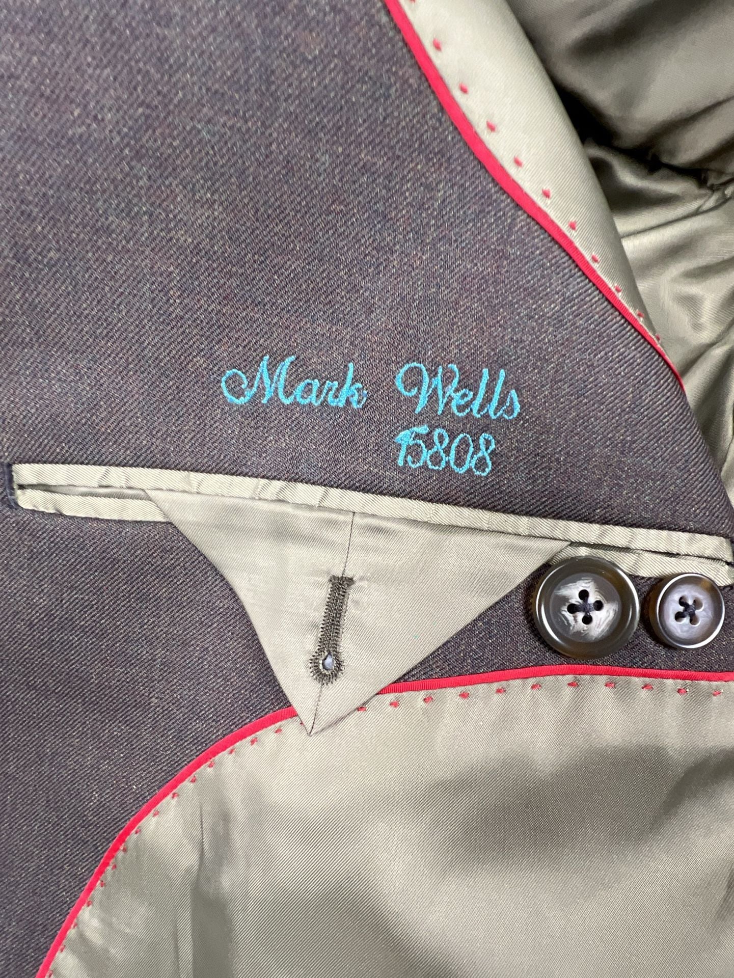 Stitch Up Tailors Mark Wells Brown Blazer Suit Jacket 9
