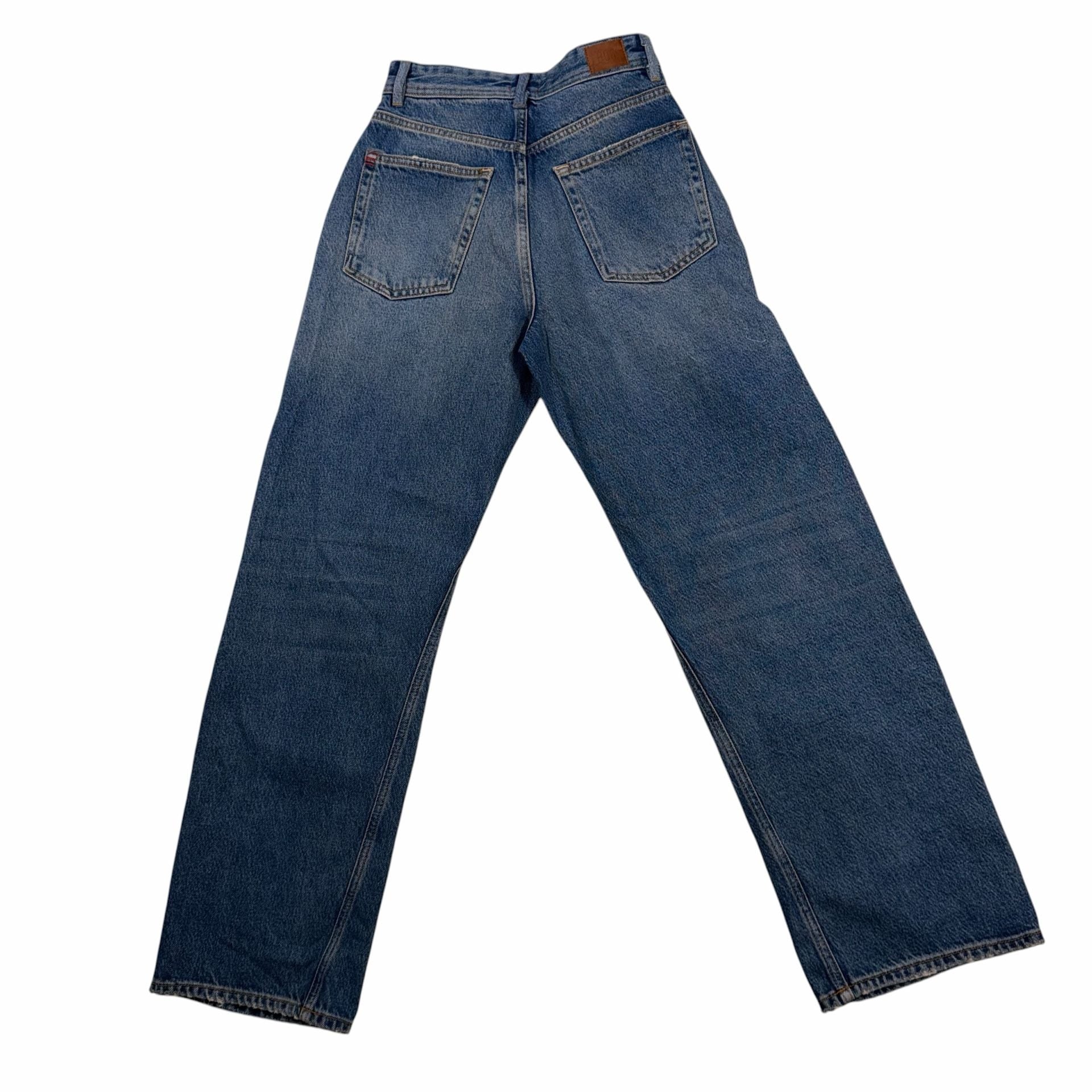 NWOT BDG Urban Outfitters Distressed Button-Fly Straight Leg Jeans Size 25 3