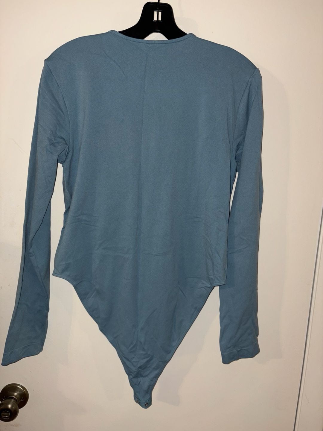 A New Day Long Sleeve Bodysuit Blue XX-Large 3