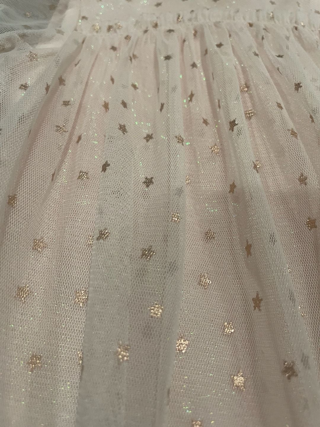 Cat & Jack Girls Pink Princess Star Tulle Dress size 18 months 4