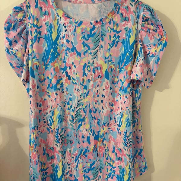 Ivicoer Fashion Women's Puff Short Sleeve Crew Neck Casual Top