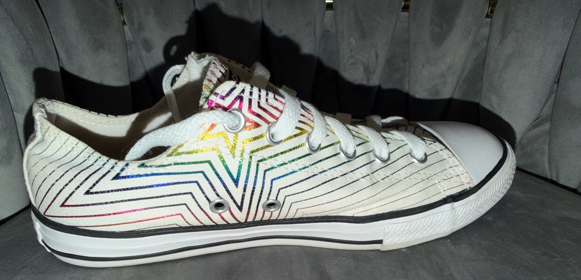 Converse Chuck Taylor All Star Ox All Of The Stars White Rainbow 10