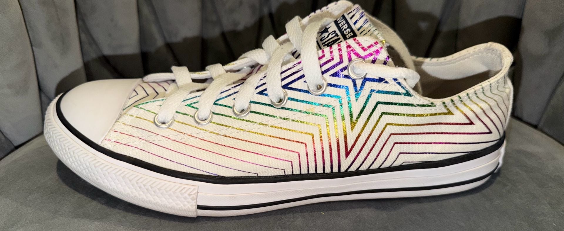 Converse Chuck Taylor All Star Ox All Of The Stars White Rainbow 11