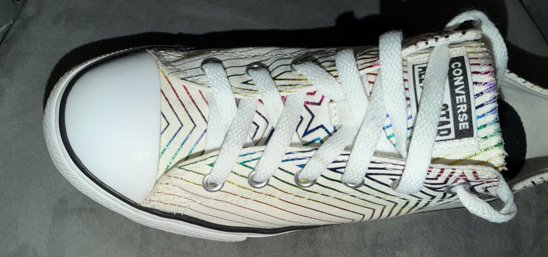 Converse Chuck Taylor All Star Ox All Of The Stars White Rainbow 12