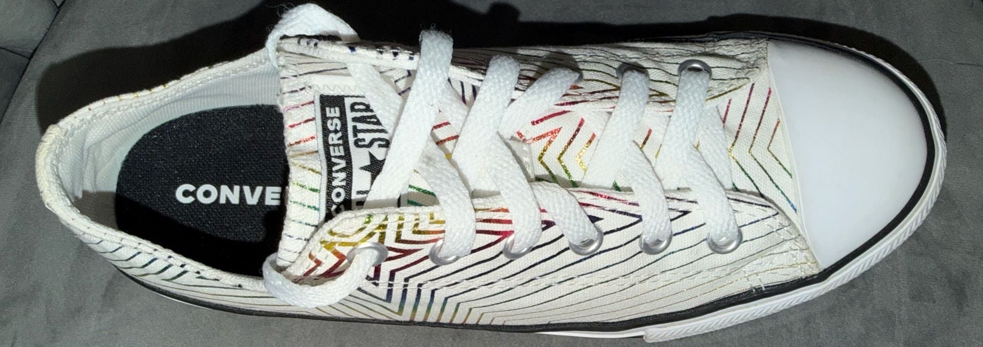 Converse Chuck Taylor All Star Ox All Of The Stars White Rainbow 14