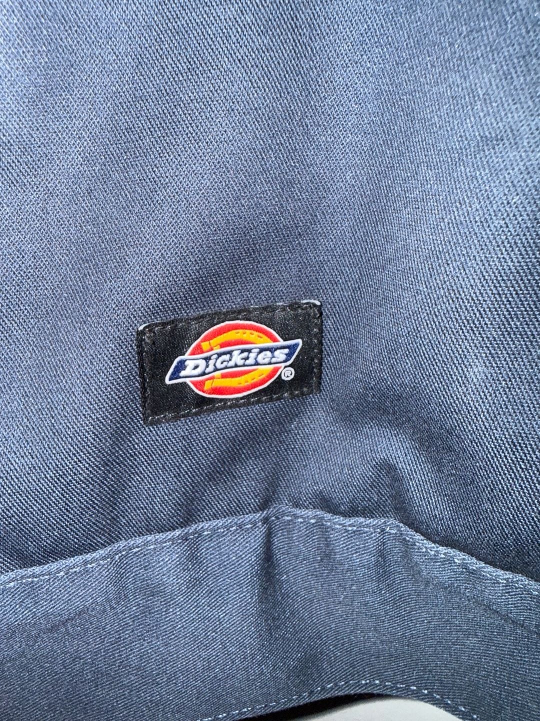 Dickies Insulated Eisenhower Work Jacket Navy Blue with Hang Twenty Spuds MacKenzie Patch 6