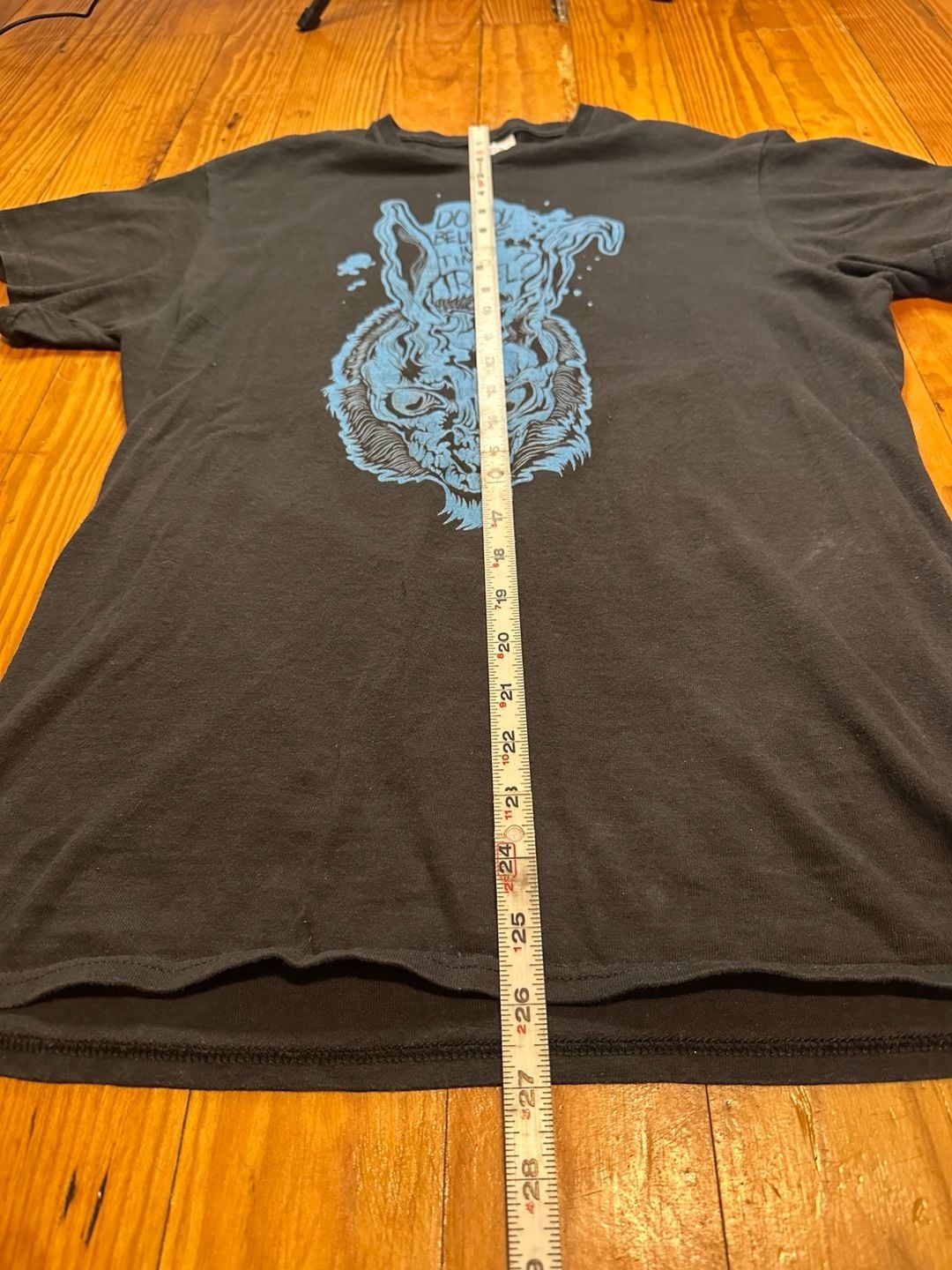 Donnie Darko Frank The Rabbit Do You Believe In Time Travel Graphic T-Shirt Medium 4
