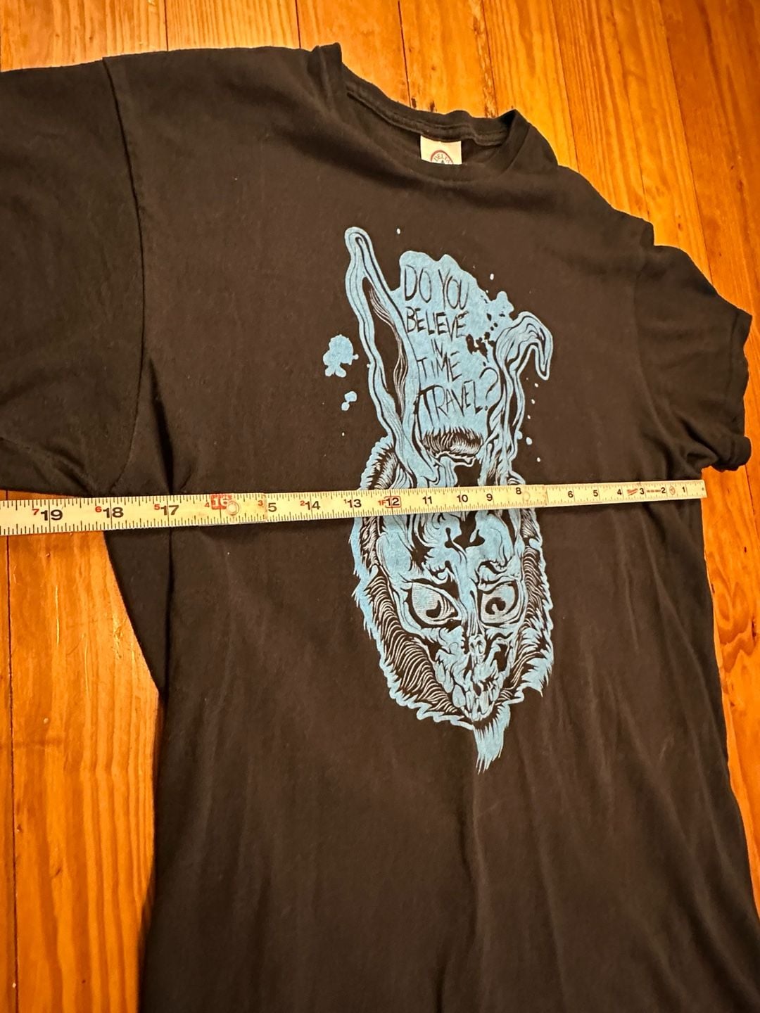 Donnie Darko Frank The Rabbit Do You Believe In Time Travel Graphic T-Shirt Medium 5