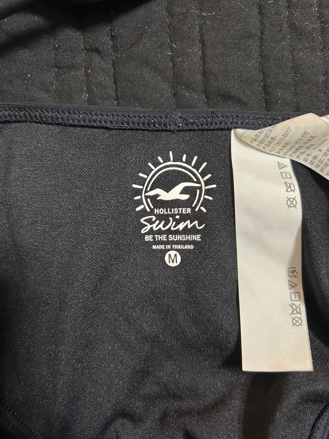 Hollister Black Swim Bikini Set 34D Top Medium Bottom 3