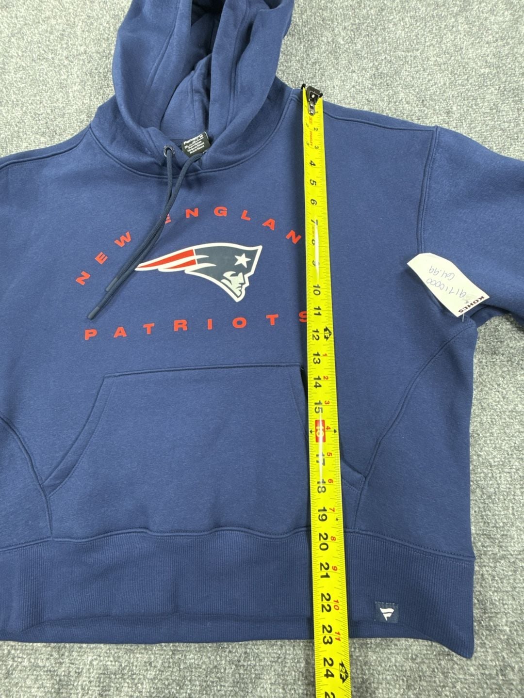 Fanatics New England Patriots Navy Women’s Pullover Hoodie - Size Medium NWOT 10